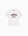Embroidered Boxing Club Wolf T-shirt | White