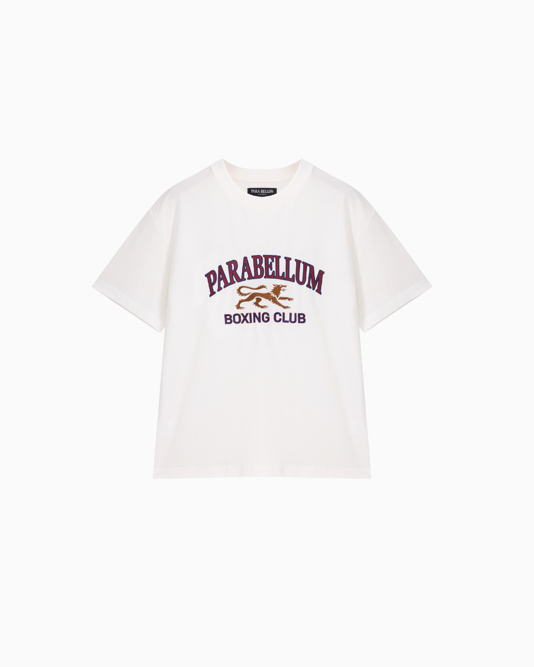 Embroidered Boxing Club Wolf T-shirt | White