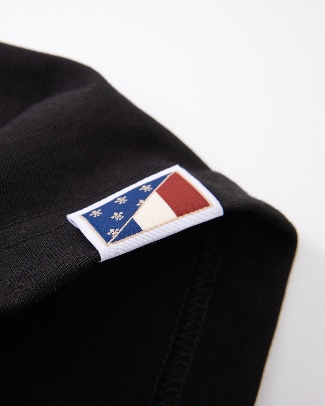 T-shirt avec impression surdimensionnée | Noir