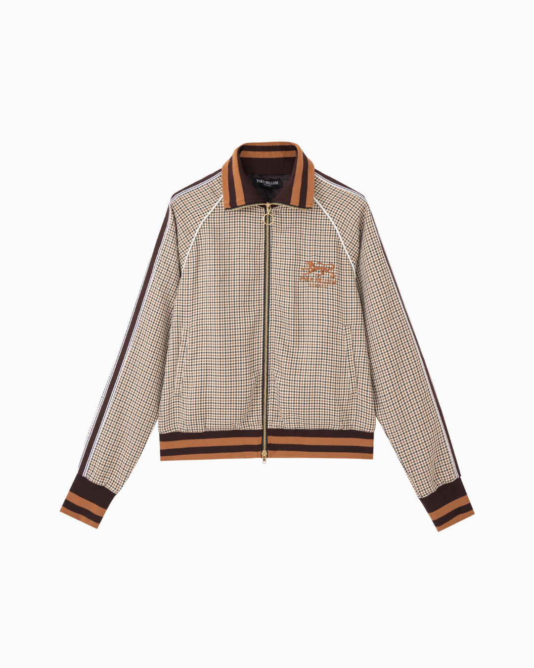 Veste de survêtement Ultra à pattern Vichy | Beige