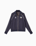 Veste de survêtement Ultra à rayures | Bleu nuit