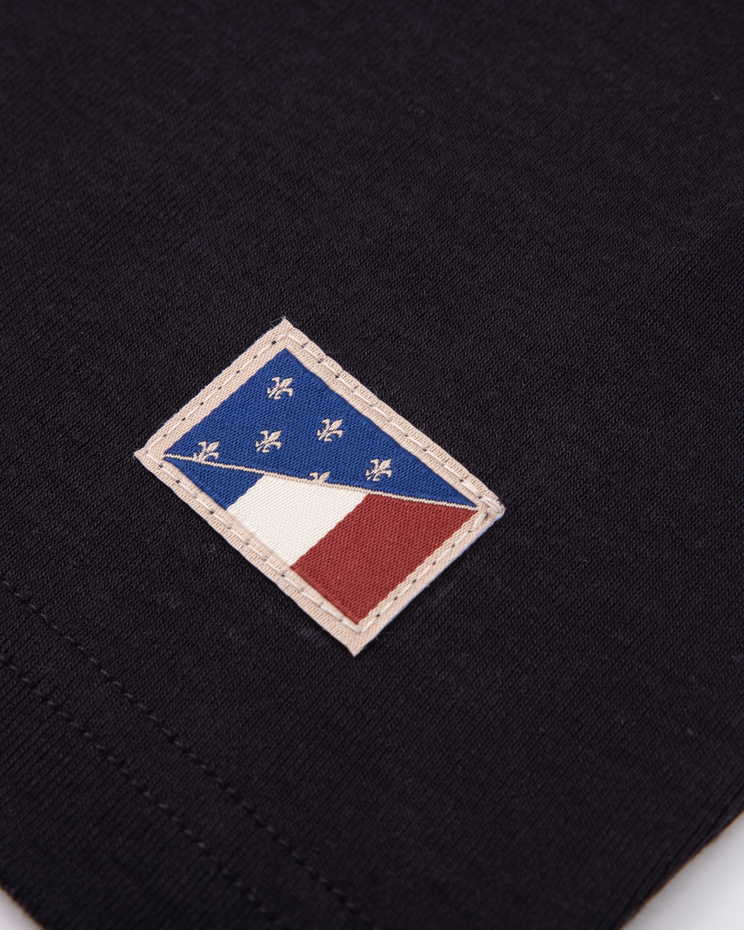 T-shirt à manches longues ajusté en tencel | Noir