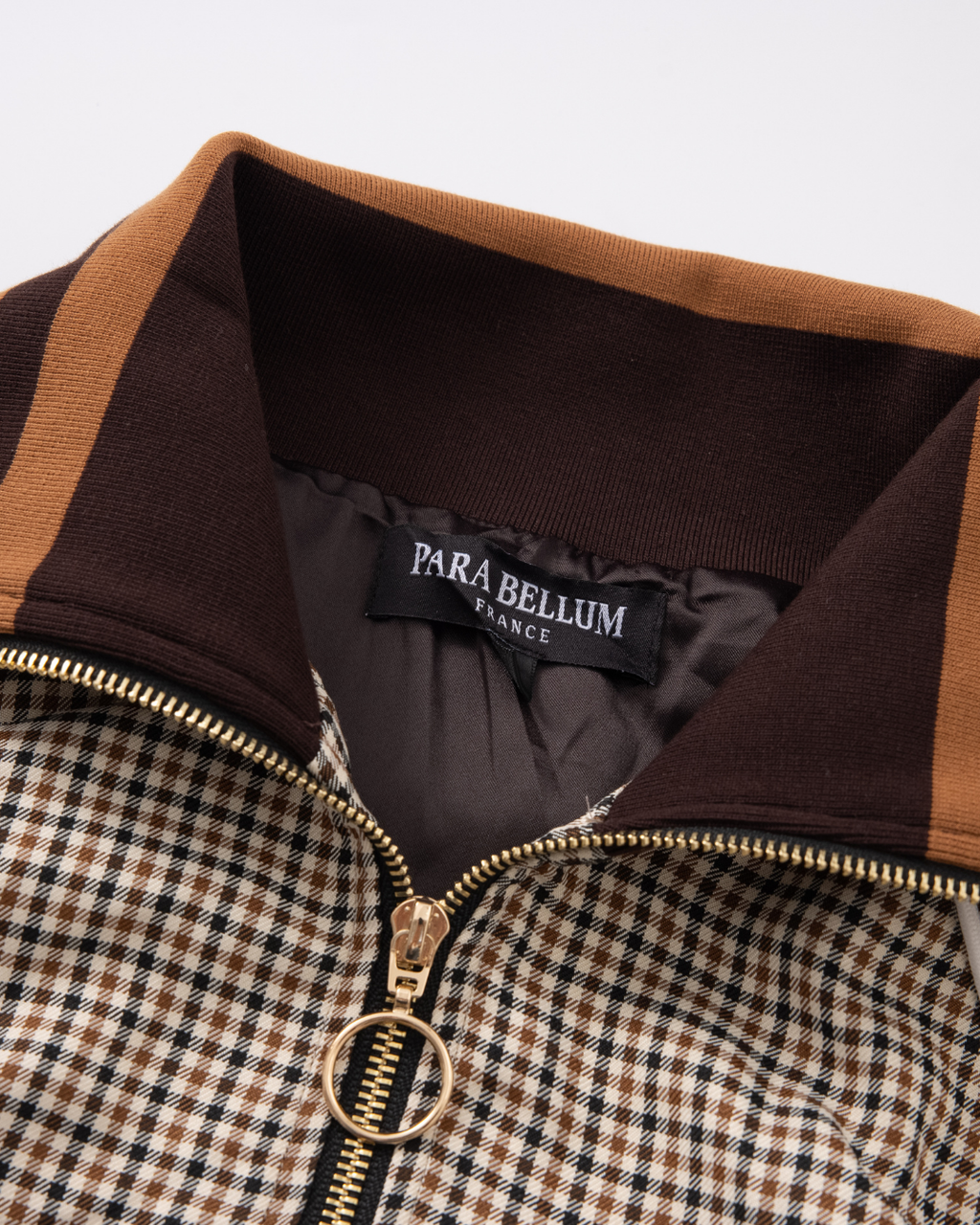 Veste de survêtement Ultra à pattern Vichy | Beige