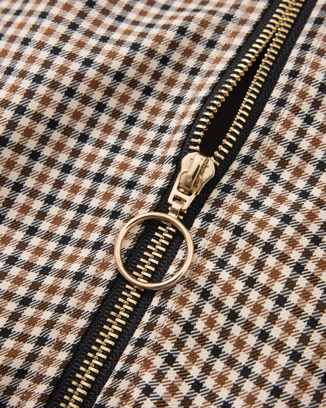 Veste de survêtement Ultra à pattern Vichy | Beige
