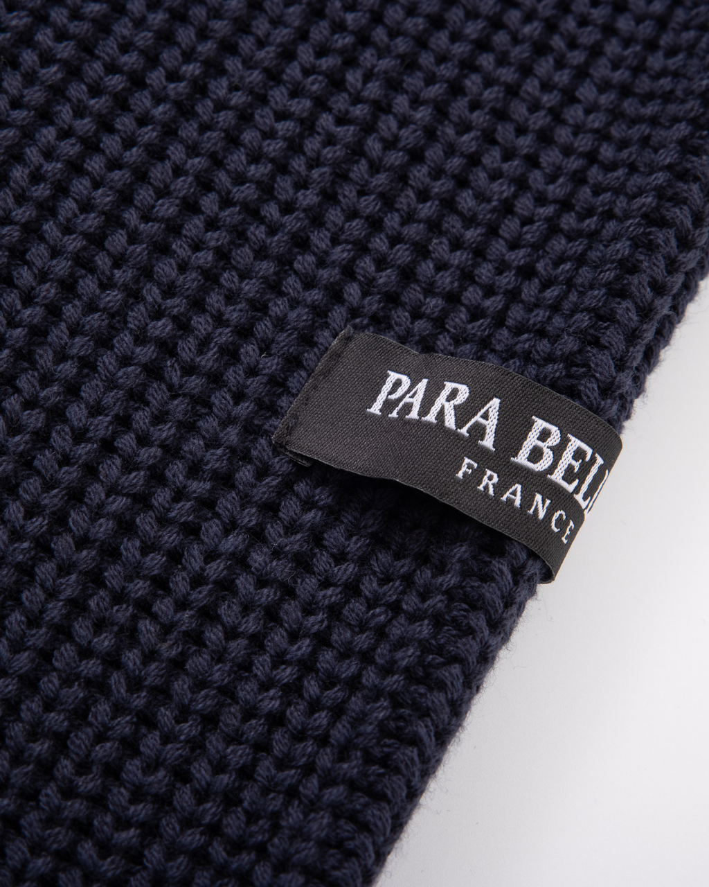 Pull en maille à col camionneur | Bleu nuit