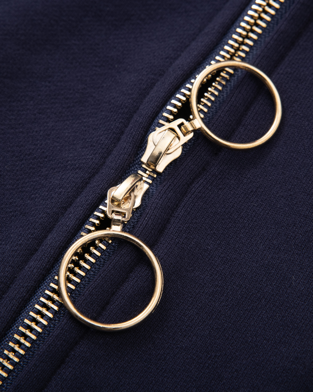 Veste de survêtement à bandes | Bleu nuit / Blanc