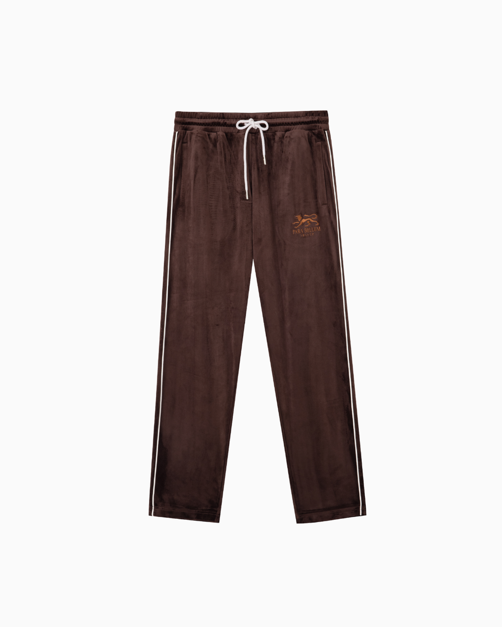Soprano Velvet Tracksuit Bottoms | Brown