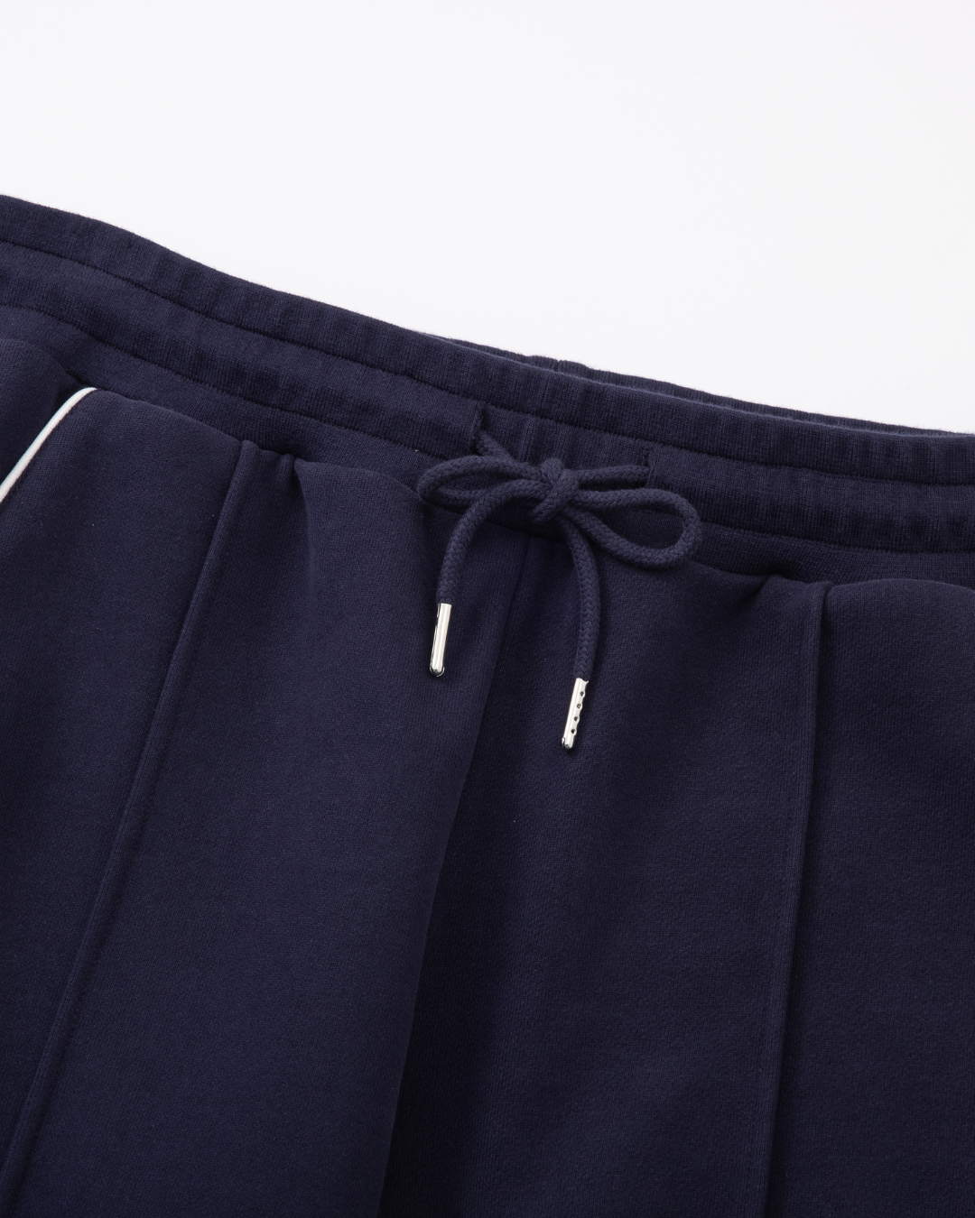 Pantalon de survêtement à bandes | Bleu nuit / Blanc