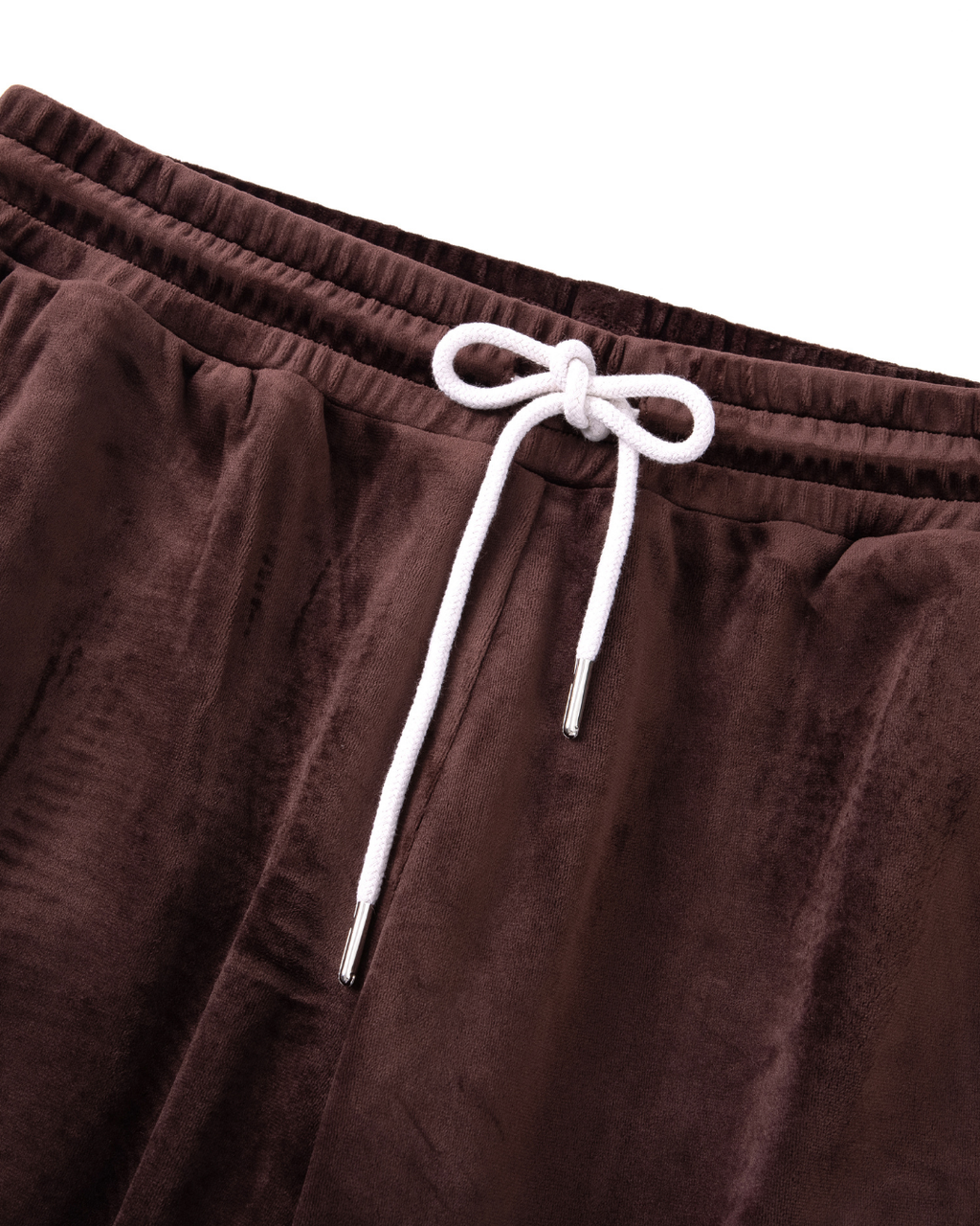 Soprano Velvet Tracksuit Bottoms | Brown