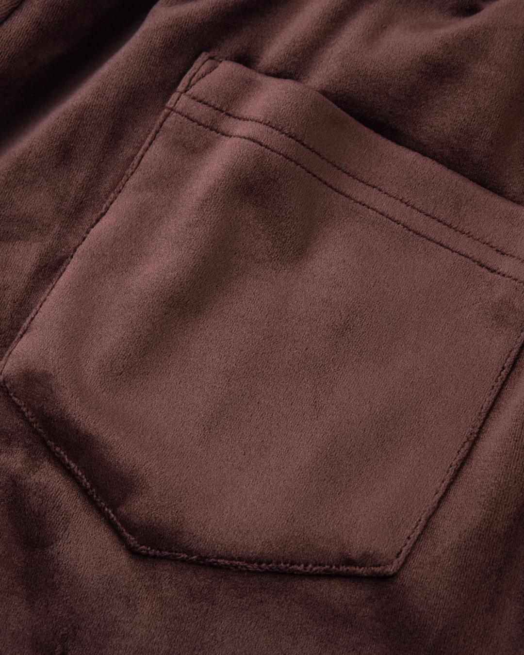 Soprano Velvet Tracksuit Bottoms | Brown