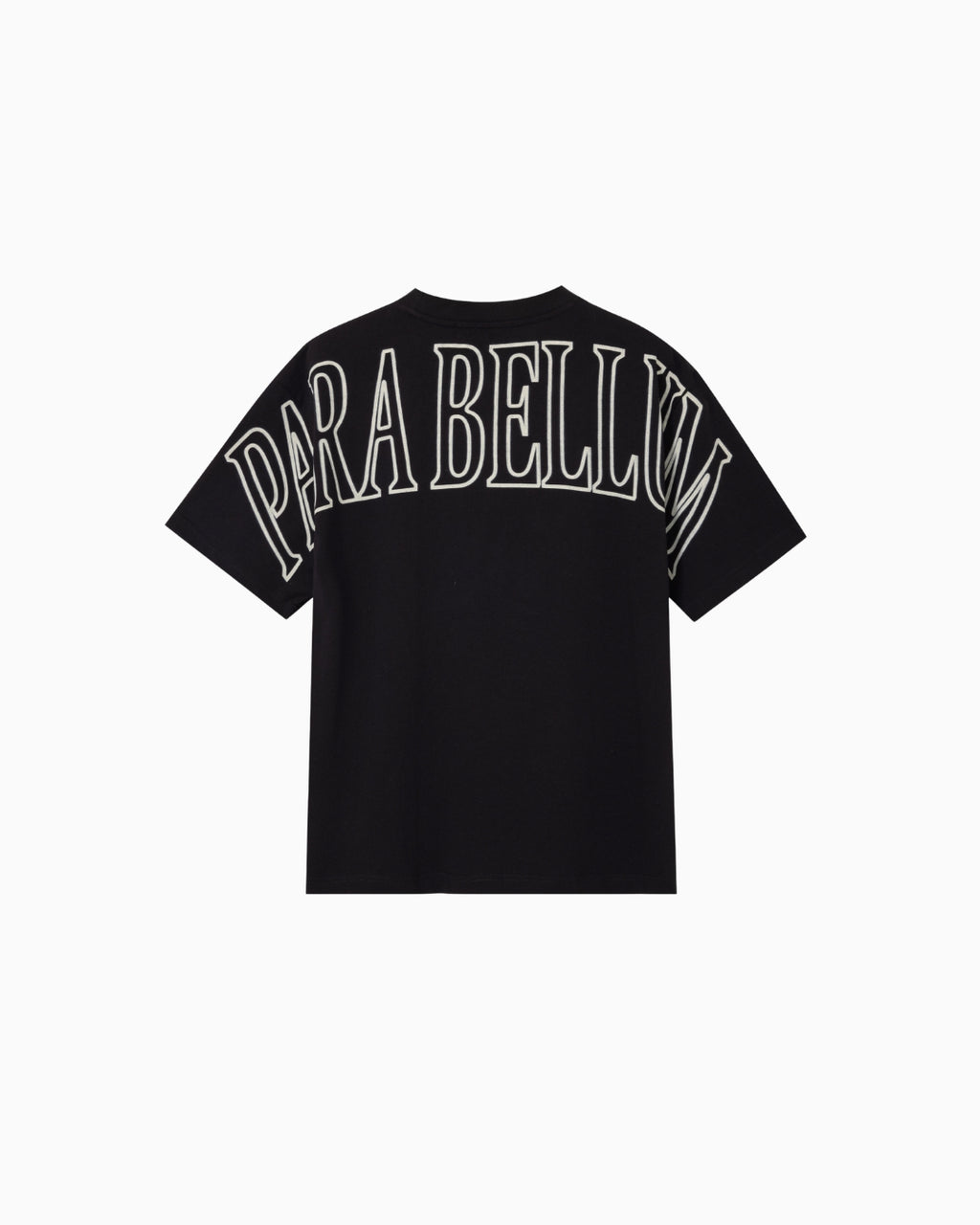 T-shirt avec impression surdimensionnée | Noir