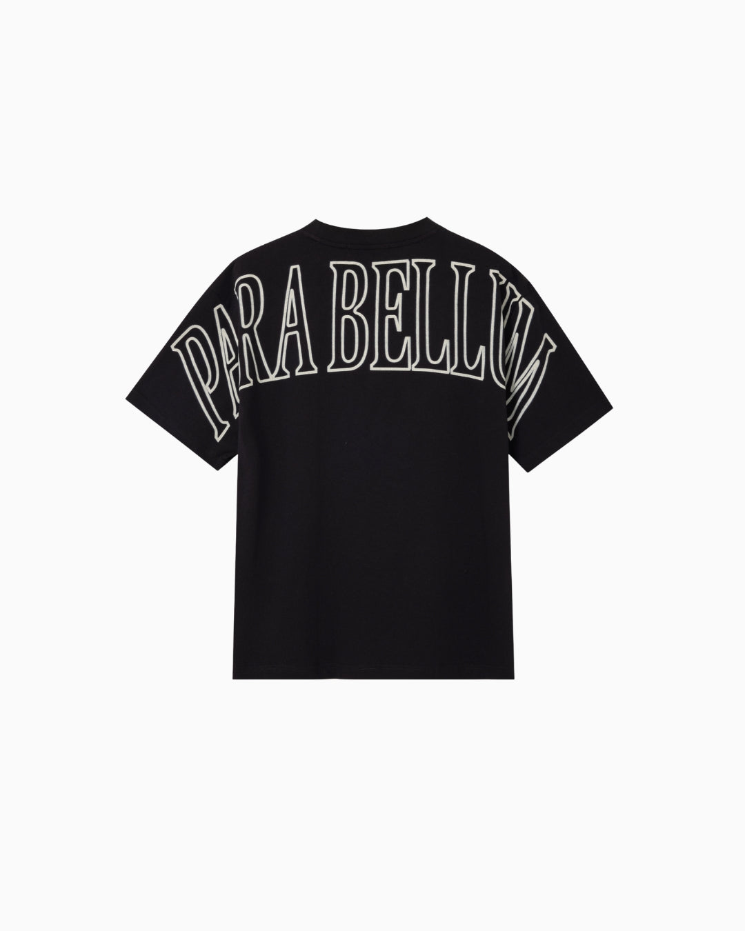 T-shirt avec impression surdimensionnée | Noir