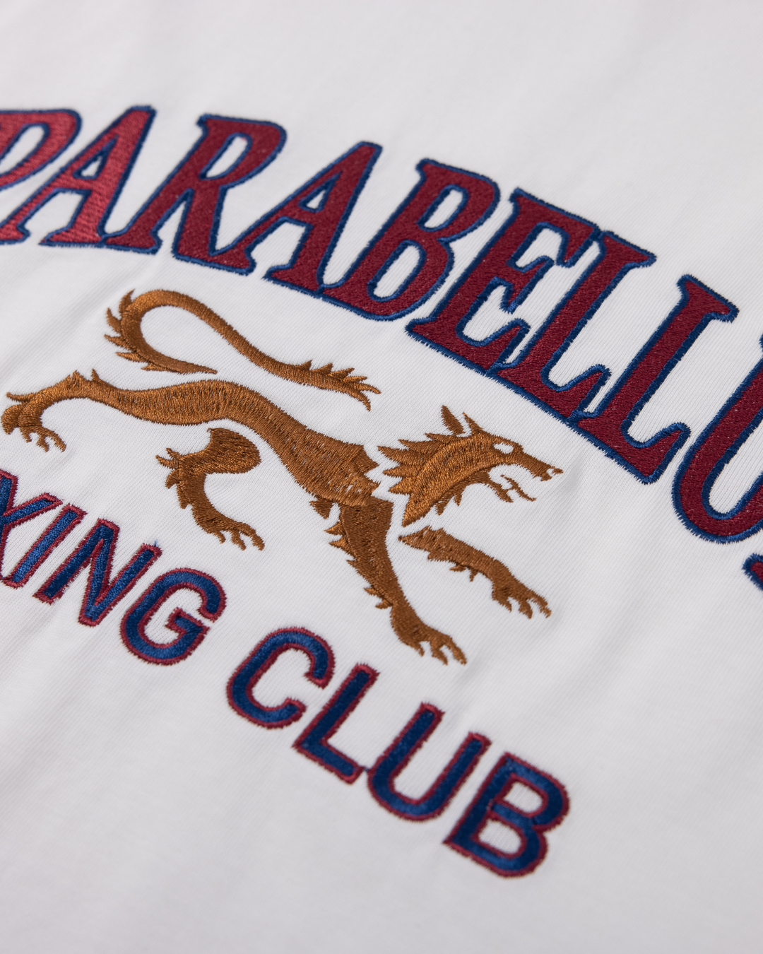 Embroidered Boxing Club Wolf T-shirt | White