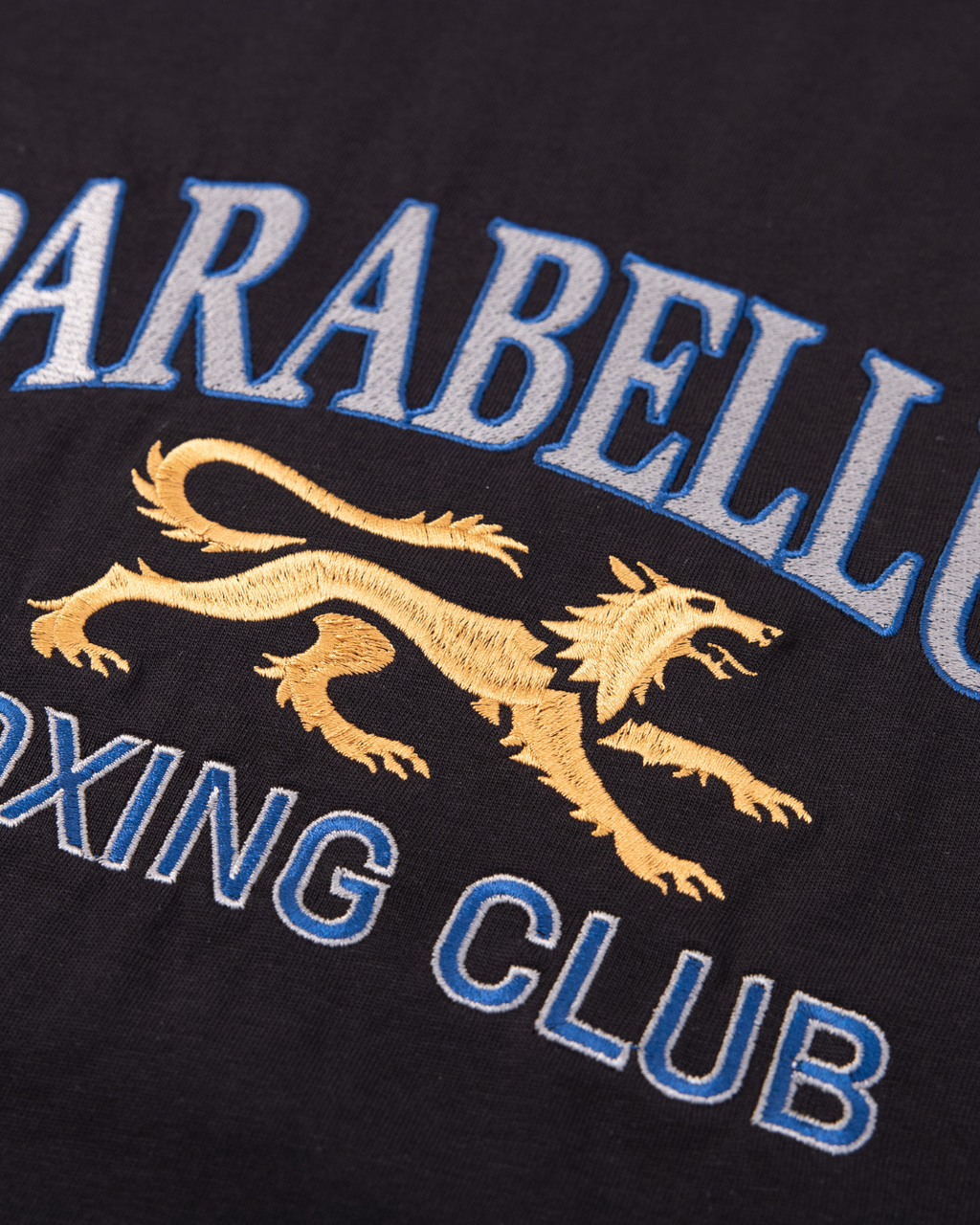 T-shirt Boxing Club Loup brodé | Noir
