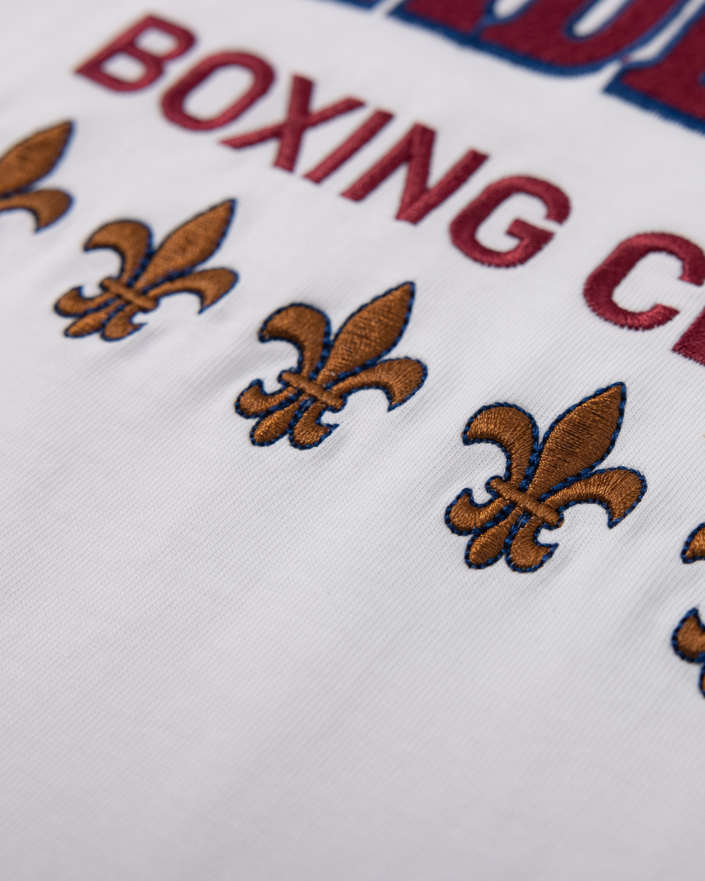 T-shirt Boxing Club Lys brodé | Blanc