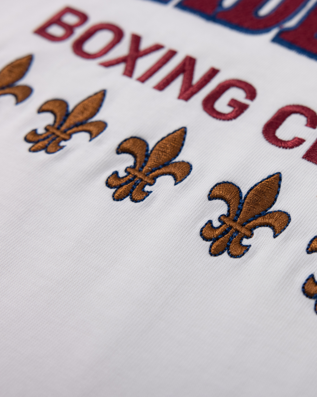 T-shirt Boxing Club Lys brodé | Blanc