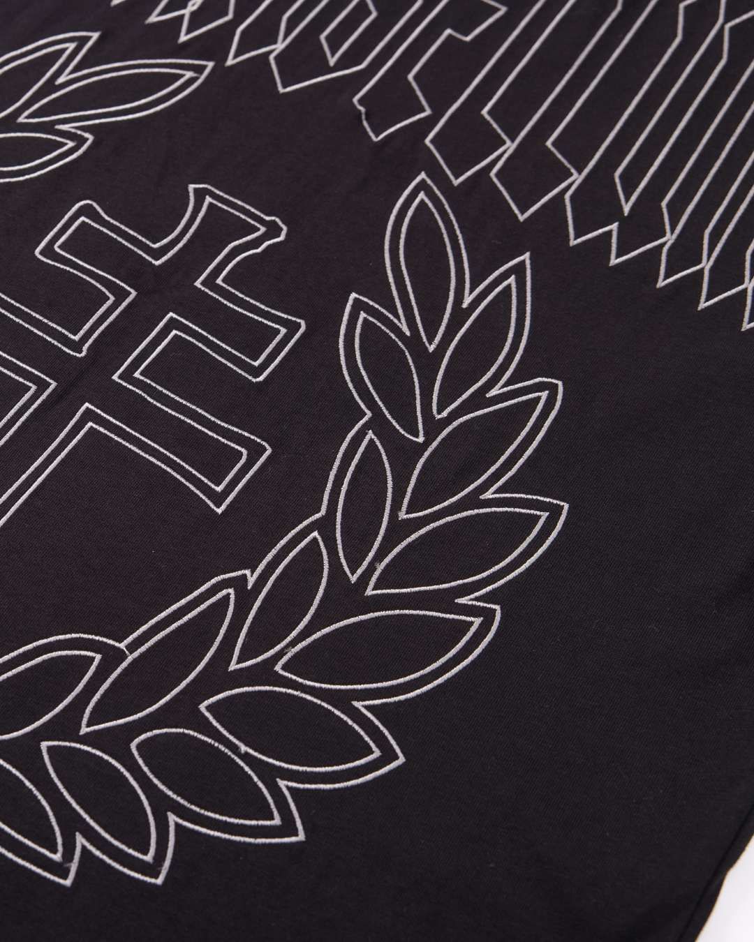 T-shirt Legio Gothique brodé | Noir